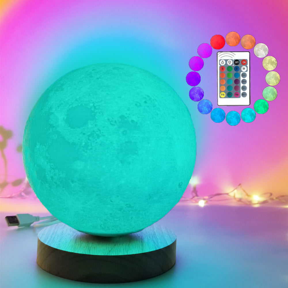Rotating Moon Lamp