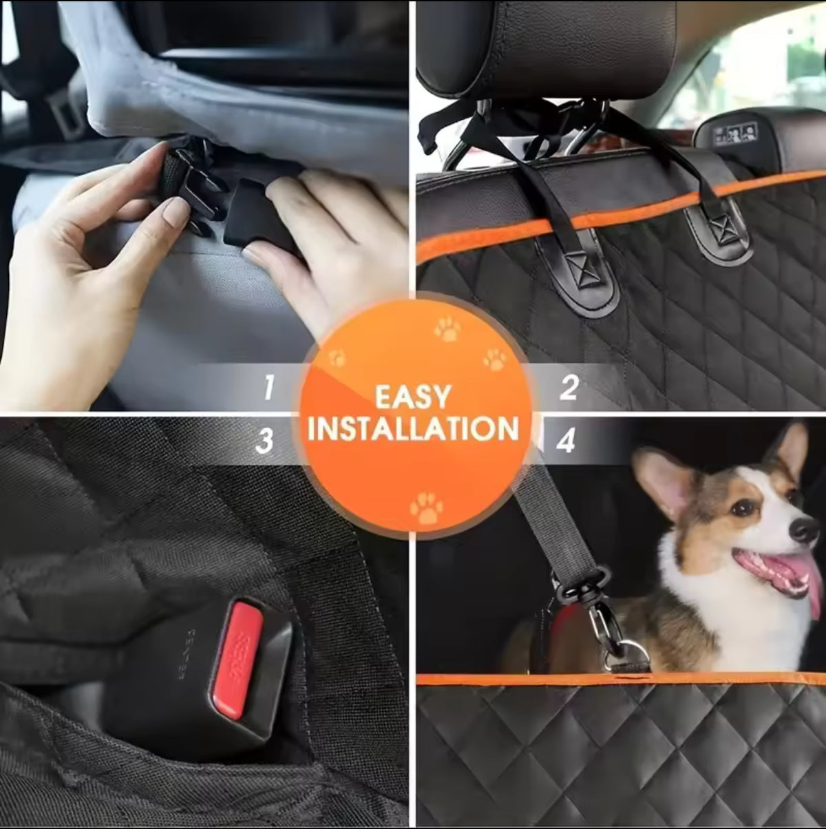 Pet Car Seat Cover Waterproof