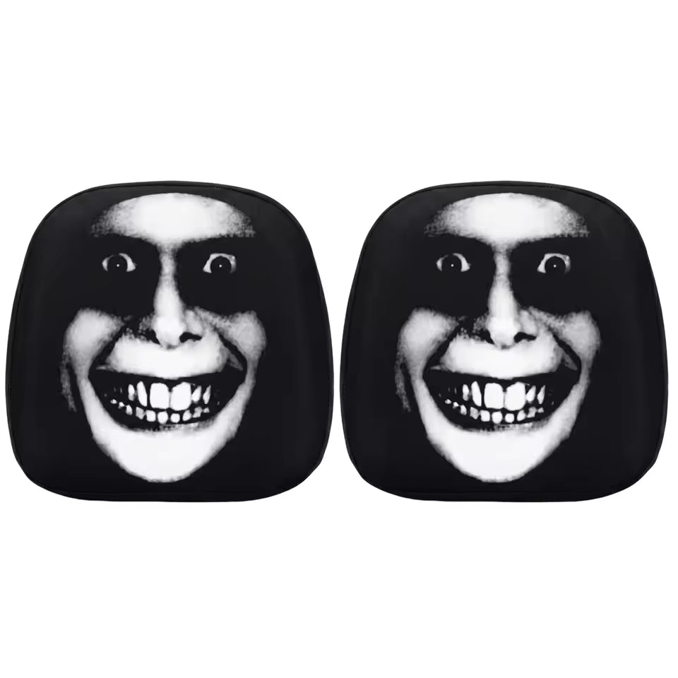 Scary Car Seat Headrest Cover (Ghost Face Mask Cover)