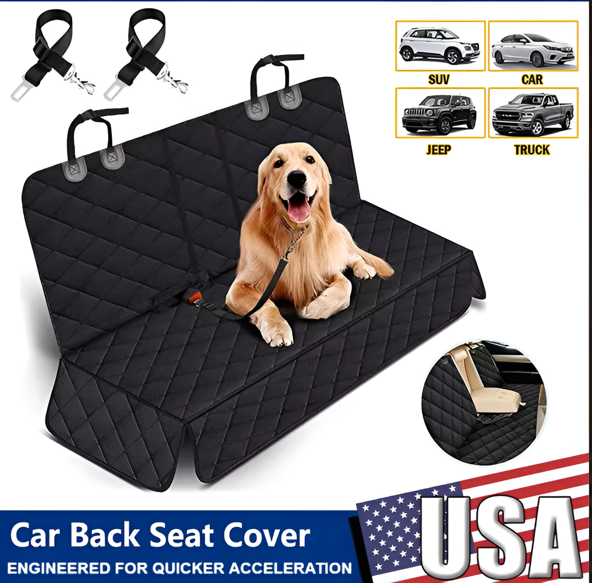 Pet Car Seat Cover Waterproof