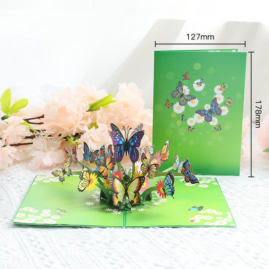 Handmade 3D Floral Pop-Up  Cards