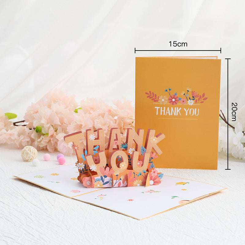 Handmade 3D Floral Pop-Up  Cards