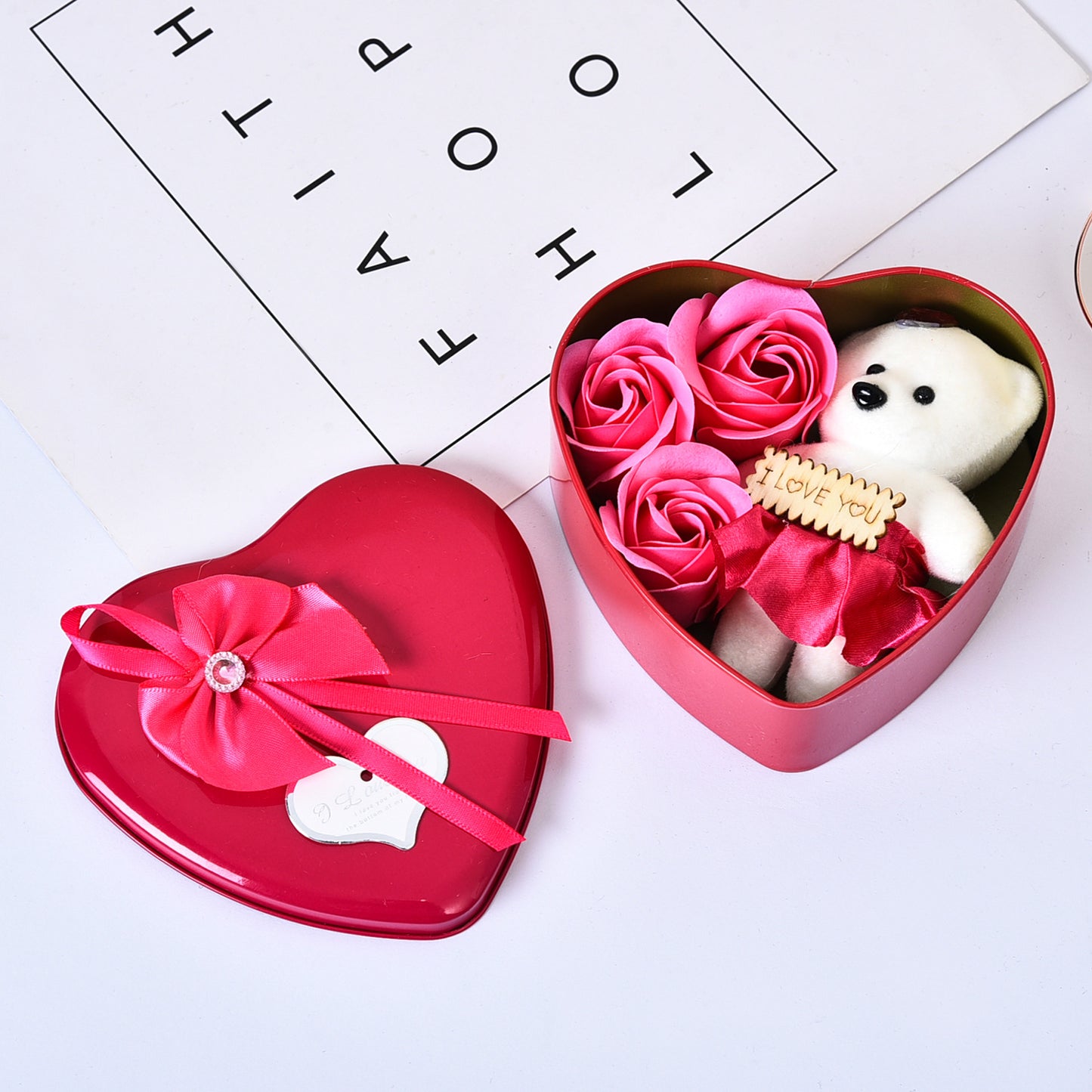 soap flowers set