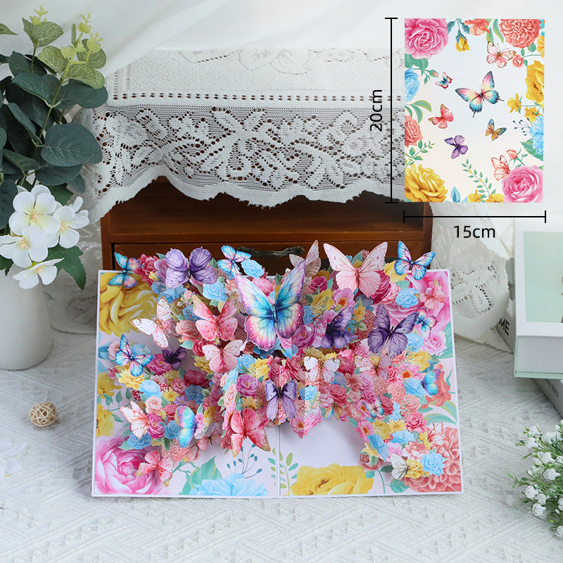 Handmade 3D Floral Greeting Card