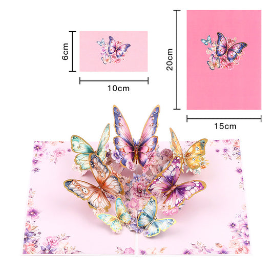 Handmade 3D Floral Greeting Card