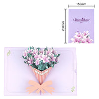 Handmade 3D Floral Greeting Card