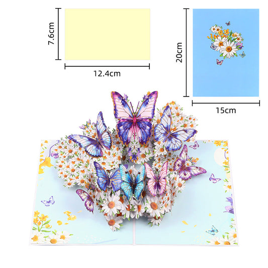 Handmade 3D Floral Greeting Card