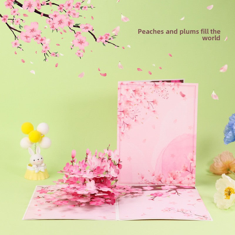 Handmade 3D Floral Pop-Up  Cards