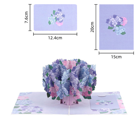 Handmade 3D Floral Greeting Card