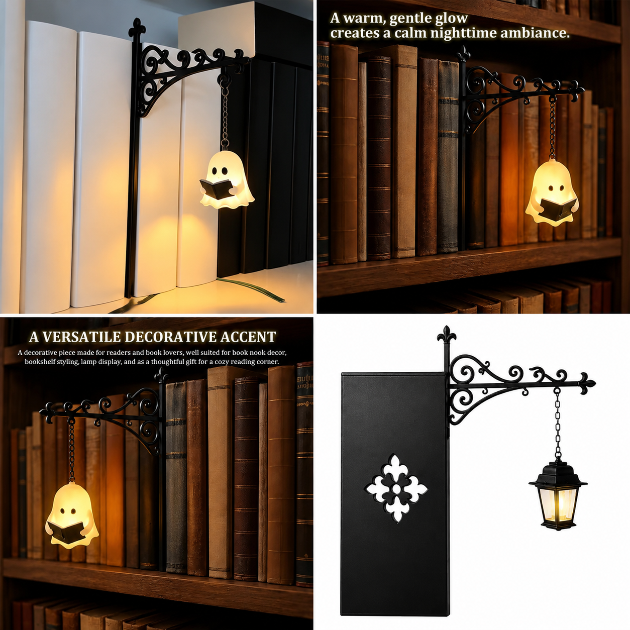 Ghost Bookshelf Lantren