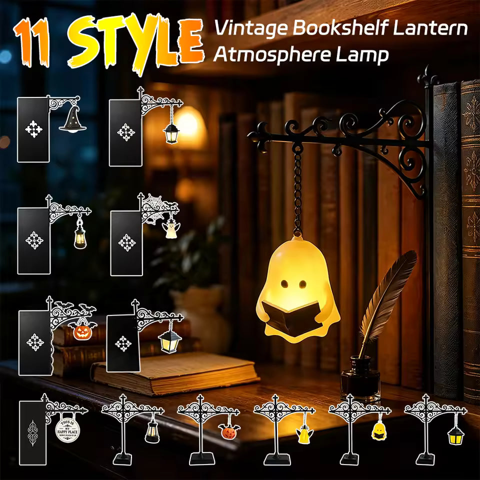 Ghost Bookshelf Lantren