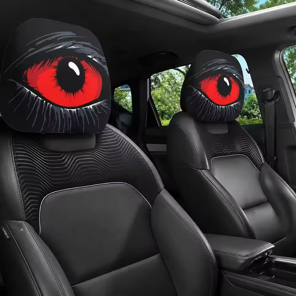 Scary Car Seat Headrest Cover (Ghost Face Mask Cover)