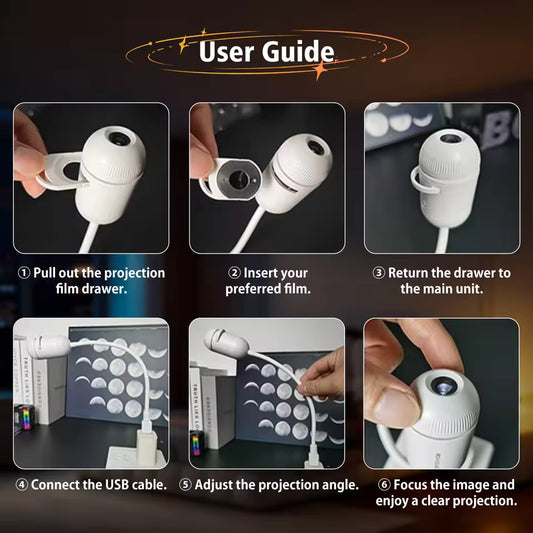 Mini USB Rechargeable Night Light