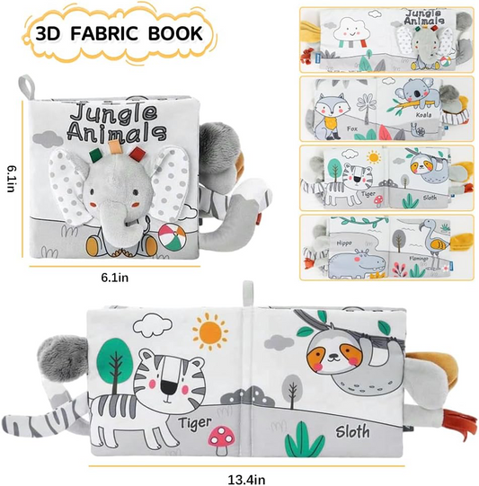 Soft Baby Sensory Cloth Book