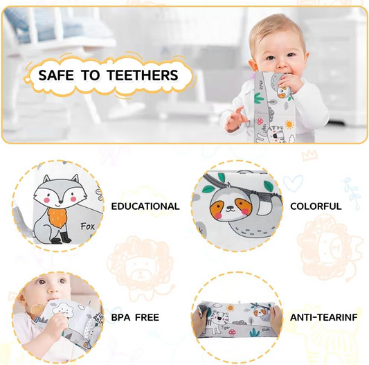 Soft Baby Sensory Cloth Book