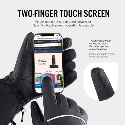 Electric Heated Motorcycle Winter Gloves