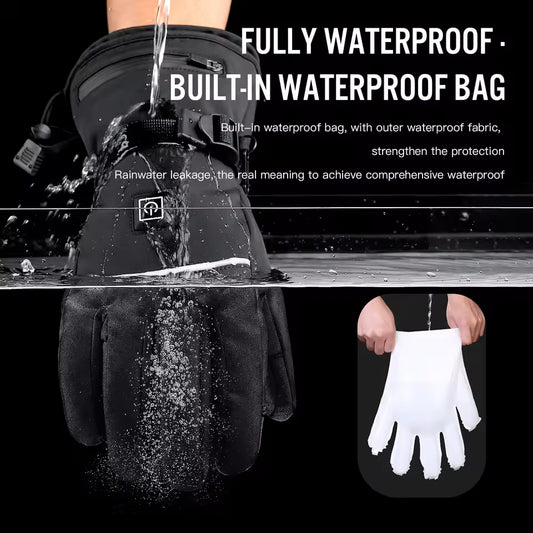 Electric Heated Motorcycle Winter Gloves