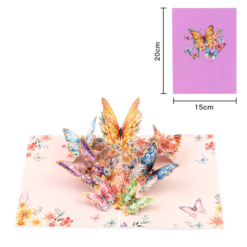 Handmade 3D Floral Greeting Card
