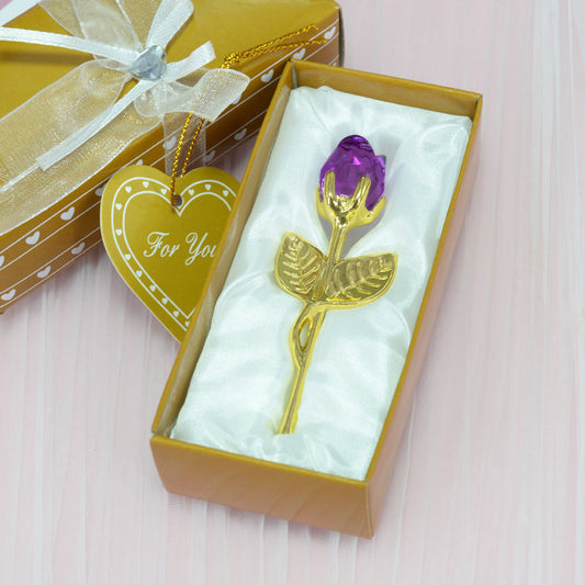 Crystal Rose Ornament