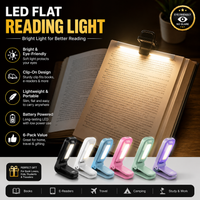 6-Pack LED Book Lights